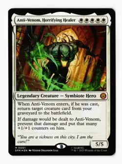 Anti-Venom, Horrifying Healer (Foil) 0001 (M) MTG Marvel's Spider-Man (SPM) - Image 1