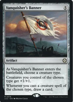 MTG Vanquisher's Banner Normal NM Commander: The Lost Caverns of Ixalan Magic 31 - Image 1