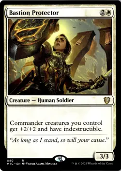 Bastion Protector R Commander: Innistrad: Midnight Hunt 80 NM - Image 1