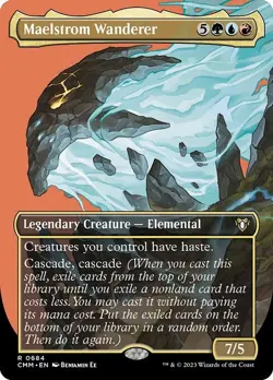 Maelstrom Wanderer Borderless Regular - Commander Masters MTG-NM - Image 1