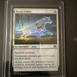 MTG Hyena Umbra FOIL #013/331 Double Masters 2022 2x2 Common NM/M - Image 1