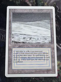 MTG: Tundra Revised Dual Land ~ NEAR MINT - Image 1