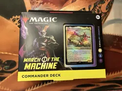 MTG Magic MOM March of the Machine Commander Deck English CAVALRY CHARGE Sealed - Image 1