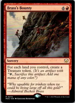 Magic the Gathering Brass's Bounty March of the Machine Commander MTG Free Ship! - Image 1