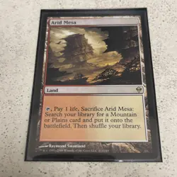 Magic the Gathering - Zendikar - RARE - Arid Mesa - Regular - Mint - Image 1
