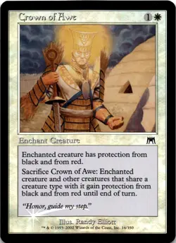 Crown of Awe Foil Onslaught Magic the Gathering MTG Lightly played - Image 1