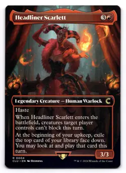 Headliner Scarlett NM Borderless Ravnica: Clue Edition 0004 MTG Regular - Image 1