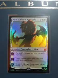 Ajani, Caller of the Pride Foundations Foil - Image 1