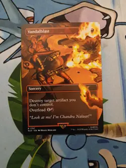 Vandalblast Non Foil Rare MTG Secret Lair Deadpool - Image 1