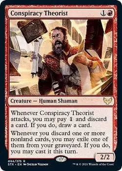 Conspiracy Theorist [Strixhaven: School of Mages] Magic MTG - Image 1