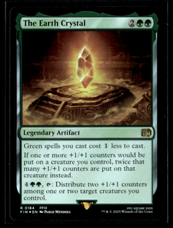 The Earth Crystal - FOIL - Final Fantasy FIN - NM MTG - Image 1