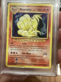 2016 POKEMON XY EVOLUTIONS #15 NINETALES-HOLO PSA 9 - Image 2