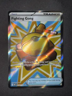 Fighting Gong Full Art Ultra Rare 168/132 Pokemon Mega Evolution English - Image 1