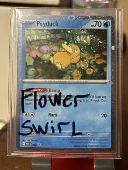 🌀Pokemon TCG Psyduck MEP 007 Mega Evolution Blister Promo HUGE SWIRL 🌀🌀 - Image 1