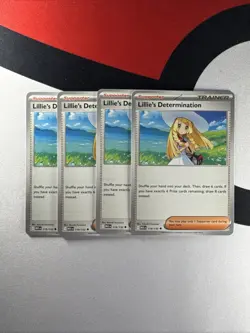 Pokemon Mega Evolution Lillie's Determination 119/132 4x PLAYSET NM - Image 1