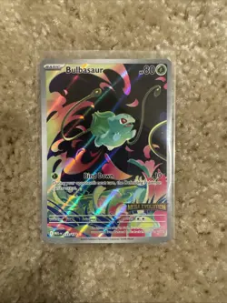 Pokemon Bulbasaur 133/132 Pokemon TCG Mega Evolution Stamped Promo - Image 1