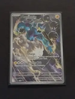 Pokemon Black Bolt Promo Thundurus #209 SVP EN Black Star Promo N/M MINT - Image 1