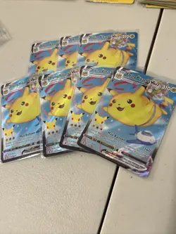 Pokemon 2021 Celebrations Flying Pikachu VMAX 007/025 NM LOT X7 - Image 1