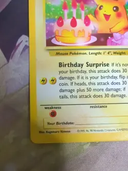 Pokemon TCG 2021 Celebrations Birthday Pikachu Black Star Promo #24 - Image 4