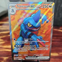 2023 Toxicroak ex 232 / 198 full art pokemon tcg - Image 1