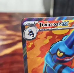2023 Toxicroak ex 232 / 198 full art pokemon tcg - Image 2