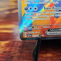 2023 Toxicroak ex 232 / 198 full art pokemon tcg - Image 5