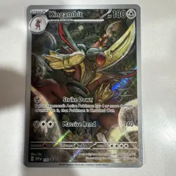 Pokemon TCG Scarlet & Violet Kingambit SVP 130 Black Star Promo Full Art - Image 1