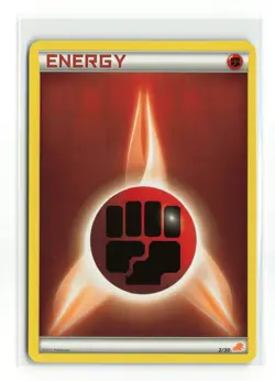 FIGHTING ENERGY /30 2011 EXCADRILL TRAINER KIT POKEMON TCG LP - Image 1