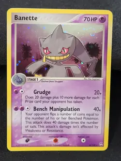 Pokemon TCG Banette 4/108 Holo EX Power Keepers LP Swirl - Image 1