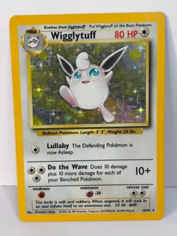 Pokemon TCG Wigglytuff Jungle 16/64 Holo Unlimited Holo Rare [NO SYMBOL] - Image 1