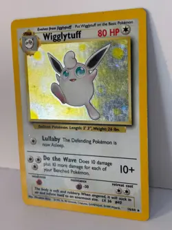 Pokemon TCG Wigglytuff Jungle 16/64 Holo Unlimited Holo Rare [NO SYMBOL] - Image 2
