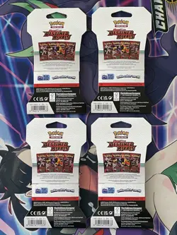 Pokemon Destined Rivals Sleeved Booster Complete ART SET - 4 Pack Lot 🔥 - Image 3