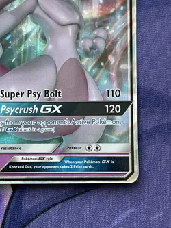 Pokemon Mewtwo GX 31/68 Hidden Fates Ultra Rare Sun & Moon Holo NM - Image 4