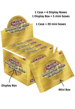 Yu-Gi-Oh! Maximum Gold: El Dorado Case Sealed 1st Edition (4 Display Boxes) - Image 2