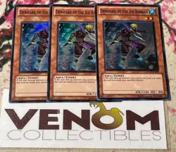3x (M/NM) Dewdark of the Ice Barrier HA03-EN020 Super Rare Unlimited YuGiOh - Image 1