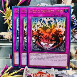 3x Yugioh Playset Woes of the White Forest MP25-EN231 Ultra Rare 1st Near Mint - Image 1