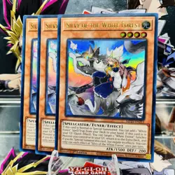 3x Yugioh Playset Silvy of the White Forest MP25-EN214 Ultra Rare 1st Near Mint - Image 1