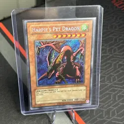 Yu-Gi-Oh! Retro Pack 2 Harpie’s Pet Dragon RP02-EN093 Secret Rare Holo Bleed - Image 1