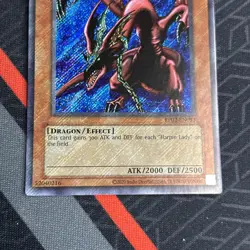 Yu-Gi-Oh! Retro Pack 2 Harpie’s Pet Dragon RP02-EN093 Secret Rare Holo Bleed - Image 5
