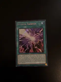 Yugioh! 1x Seventh Tachyon MZTM-EN016 Secret Rare 1st Ed NM - Image 1