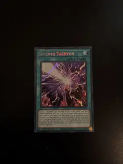 Yugioh! 1x Seventh Tachyon MZTM-EN016 Secret Rare 1st Ed NM - Image 2