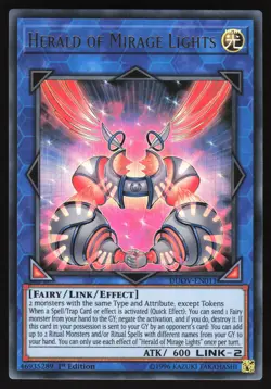 Herald of Mirage Lights - DUOV-EN011 - Ultra Rare - 1st Edition Yugioh - Image 1