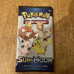 Pokemon Sun & Moon Fruit Roll-Ups Promo Pack Sealed (Contains 3 Cards) 2017-18 - Image 1