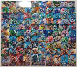 Lot of 100 Japanese Kamen Rider Battle: GANBA LEGENDS Normal & Rare Card Set - Image 1