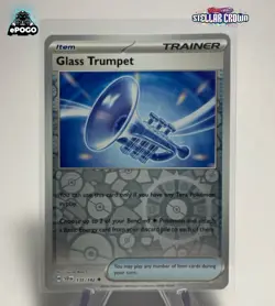 Glass Trumpet 135/142 Reverse Holo Pokemon Card Stellar Crown MINT SHIPPED TODAY - Image 1