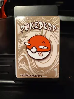 Pokederp Zardichar Charizard 1st Edition Blackout Fan Art Card 3/25 - Image 2