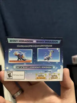 Shiny Miraidon Koraidon Code GameStop Pokemon - Physical PROMO Card- Unused Code - Image 2