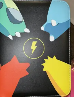 Pokemon TCG Black Pikachu 50 pages Holds 400 Card Zip Binder GAMES New - Image 1