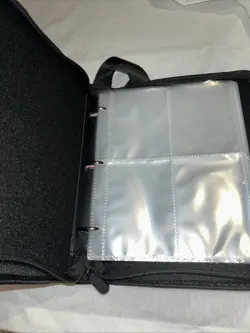 Pokemon TCG Black Pikachu 50 pages Holds 400 Card Zip Binder GAMES New - Image 4