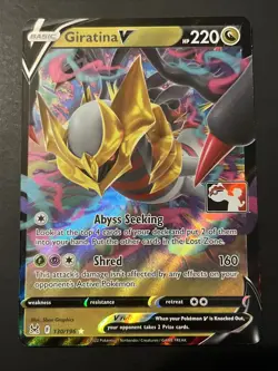 Giratina V 130/196 Prize Pack Series Cards Holo Promo NM Pokemon Card - Image 1